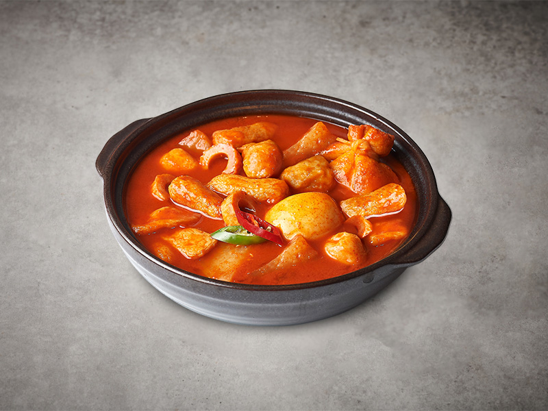 이차돌 사이드 메뉴 빨간 어묵탕